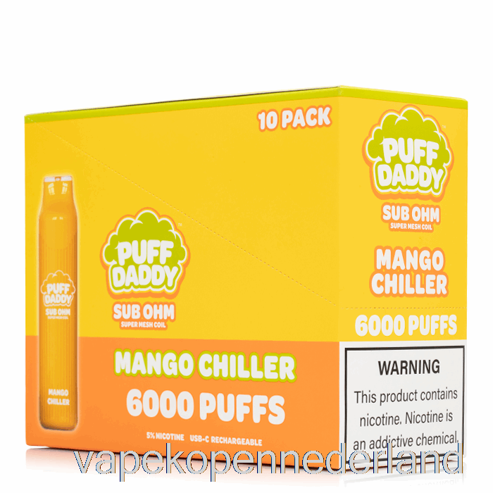 Elektronische Sigarettenvape [10-pack] Puff Daddy 6000 Wegwerp